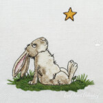 Lapin rêveur regardant une étoile - 4 tailles