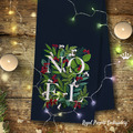 NOEL inscription Winter Composition machine embroidery design - 3 sizes