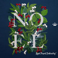 NOEL inscription Winter large embroidery design - 4 sizes