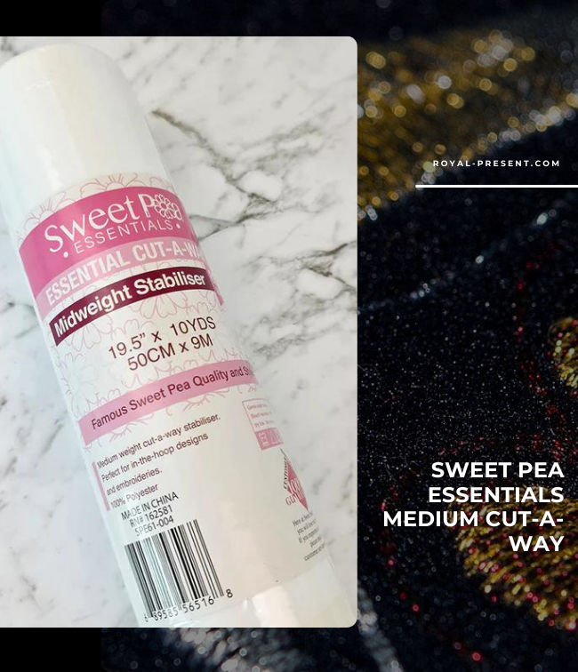 Features of Sweet Pea Essentials Medium Cut-A-Way Stabilizer