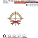 Baroque Gilded Frame with Bow - 5 sizes