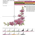 Orchid Blossom Corner in 4 sizes