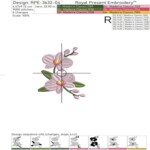 Orchid Flowers Corner - 4 sizes