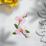 Orchid Flowers Corner - 4 sizes