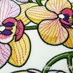 Orchids and butterfly set Medium in 4 sizes