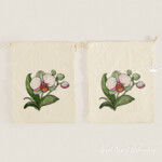 Orchid large with butterfly set in 4 sizes