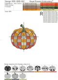 Patchwork Pumpkin - 3 sizes