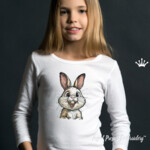 Funny Cartoon Bunny - 5 sizes