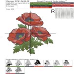Poppies bouquet Large - 4 sizes