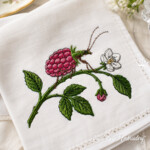 Botanical Insects with Flowers and Berries Machine Embroidery Designs Set - 4 Sizes