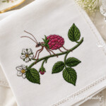 Botanical Insects with Flowers and Berries Machine Embroidery Designs Set - 4 Sizes