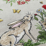 Summer Bunnies among Poppies and Wild Daisies - 3 sizes