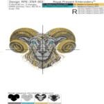 Aries Zodiac Sign - 5 sizes
