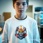 Robot Transformer portrait medium - 5 sizes