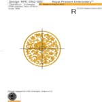 Ornement ovale Roses - 4 tailles