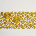 Bordure décorative Roses Vintage - 4 tailles