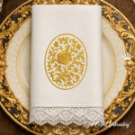 Roses oval ornament - 4 sizes