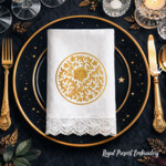 Ornement ovale Roses - 4 tailles