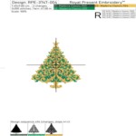 Small Baroque Christmas tree - 4 sizes