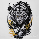 Black and White Tiger - 4 sizes