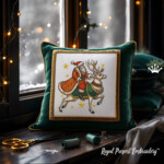 Santa Claus on the Northern Reindeer Large - 4 sizes