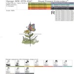 Bunny with a Flower and a Butterfly Set - 5 sizes