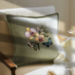 Orchids and butterfly set Medium in 4 sizes