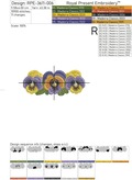 Spring Goslings with pansies set - 4 sizes