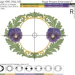 Pansy Frame Baroque - 3 sizes