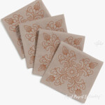 Square Floral Quilt - 4 sizes