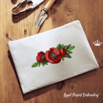 Small Border with Poppies - 4 sizes
