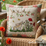 Summer Bunnies among Poppies and Wild Daisies Mega - 6 sizes