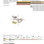 Detailed Hares, Birds & Poppies Embroidery Bundle - 3 sizes