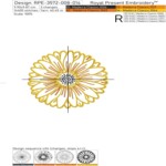 Set de table Pétales de tournesol ITH - 8 tailles