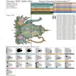 Teapot with forget-me-nots - 3 sizes