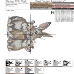 Mama Bunny and the Bunnies - 4 sizes