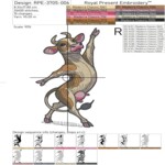 Three dancing cows mega - 4 sizes