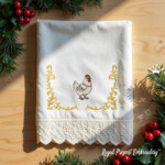 Tiny baroque French Hens set - 4 sizes