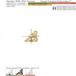 Tiny baroque French Hens set - 4 sizes