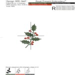 Tiny Winter Branches with Berries Set - 17 in 1