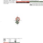 Tiny Winter Branches with Berries Set - 17 in 1