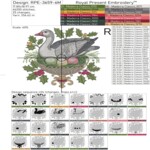Complete Checkered Twelve Days of Christmas Bundle for Large Hoops - 4 sizes