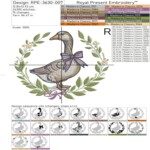 Goose with Bow - 4 sizes