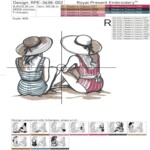 Two Girls Beach large - 5 sizes