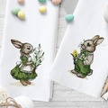 Two spring rabbits Set - 4 sizes