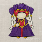 Italian Carnival Gnome Free Machine Embroidery Design - 4 sizes