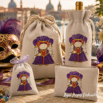 Italian Carnival Gnome Free Machine Embroidery Design - 4 sizes