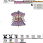 Italian Carnival Gnome Free Machine Embroidery Design - 4 sizes
