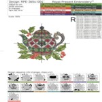 Yuletide Checked Teapot with Holly Set - 4 sizes