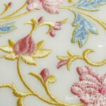 Vintage Floral Scroll Border and Corners Machine Embroidery Set - 4 sizes